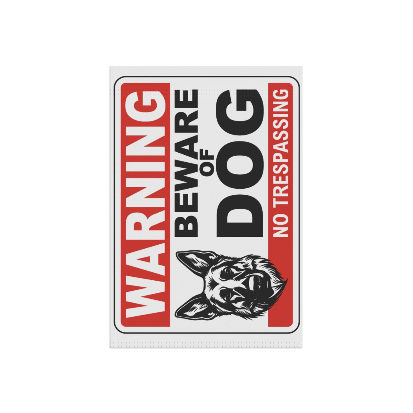 beware of dog banner