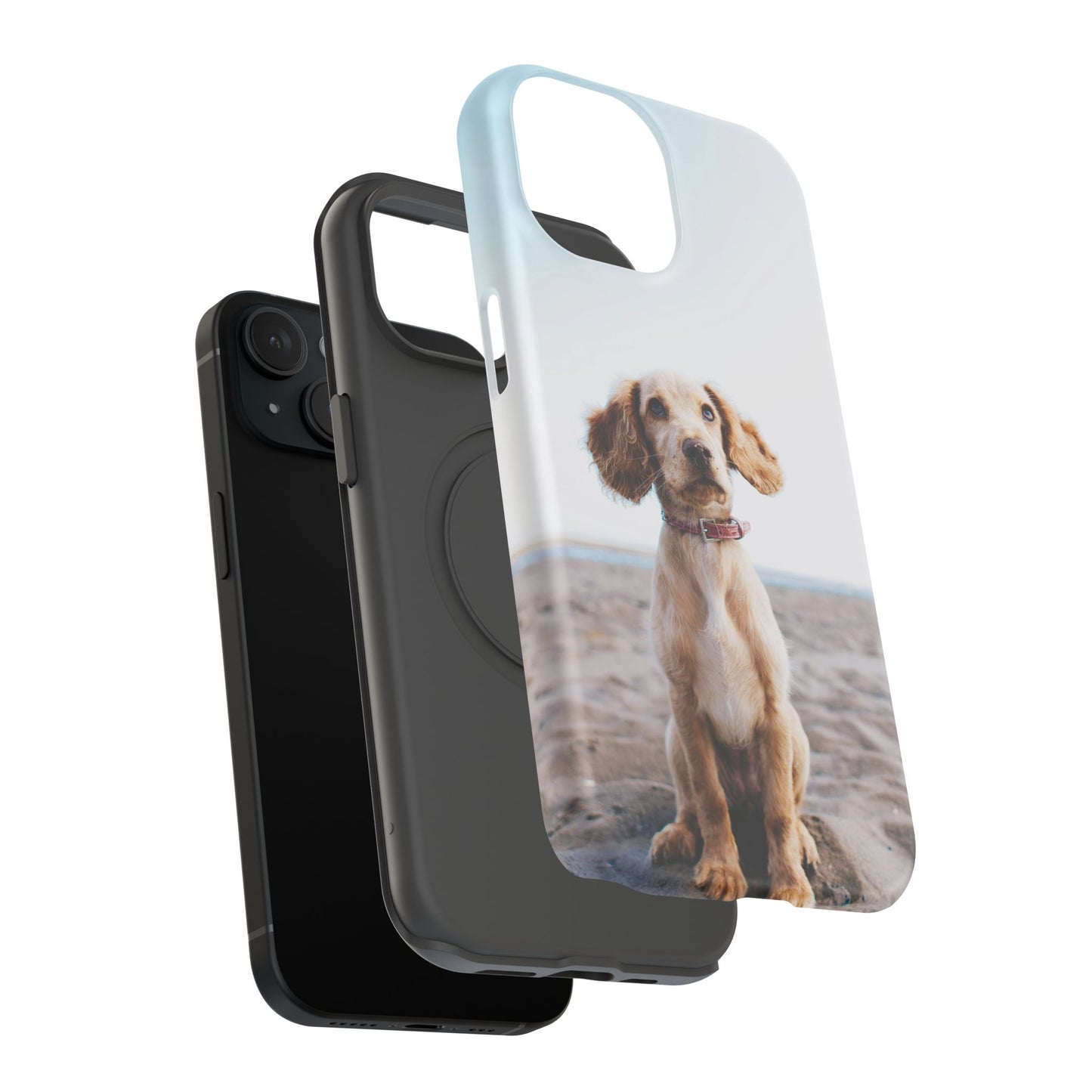 Impact-Resistant cute dog case