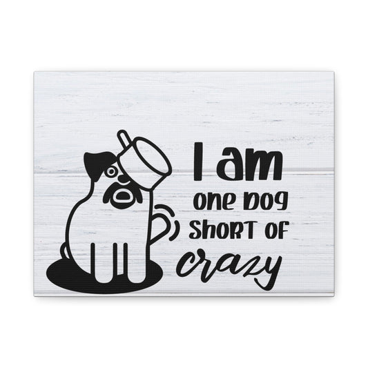 im one dog short of crazy