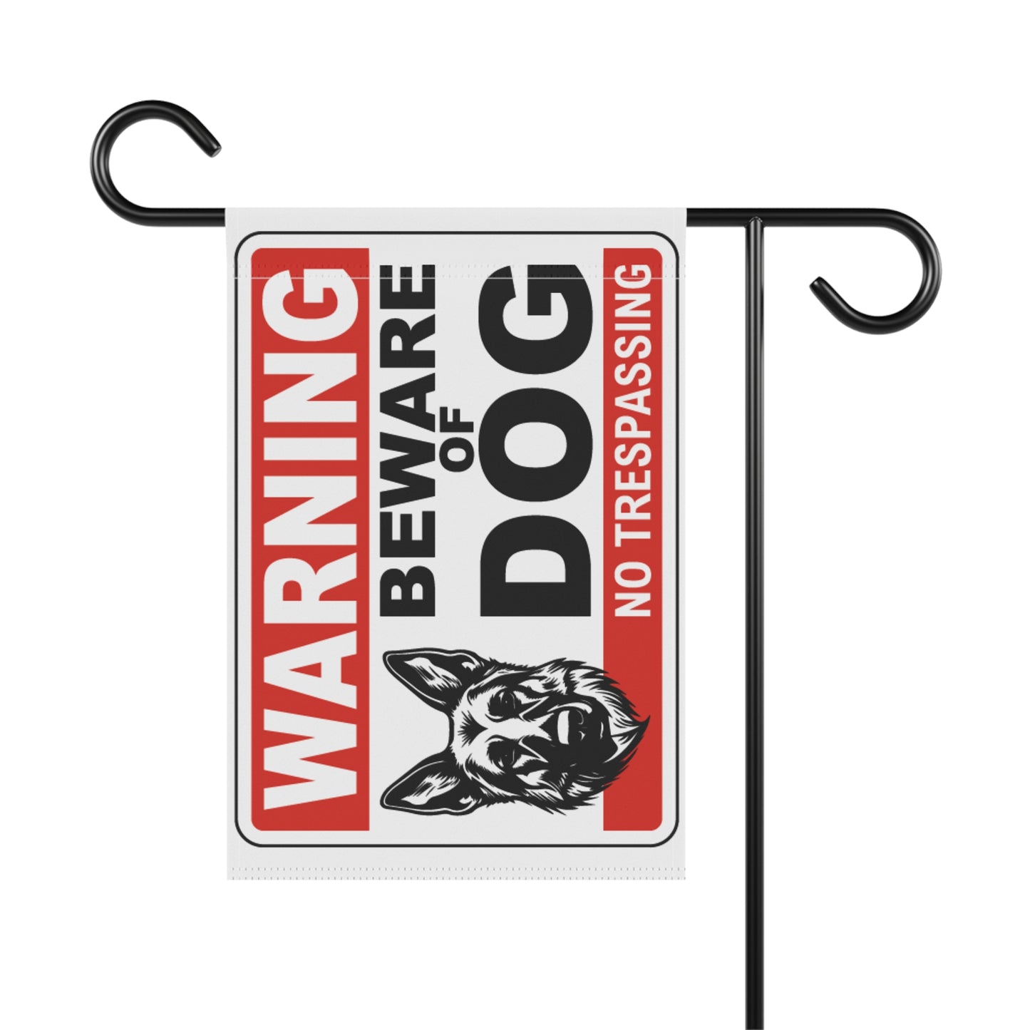 beware of dog banner