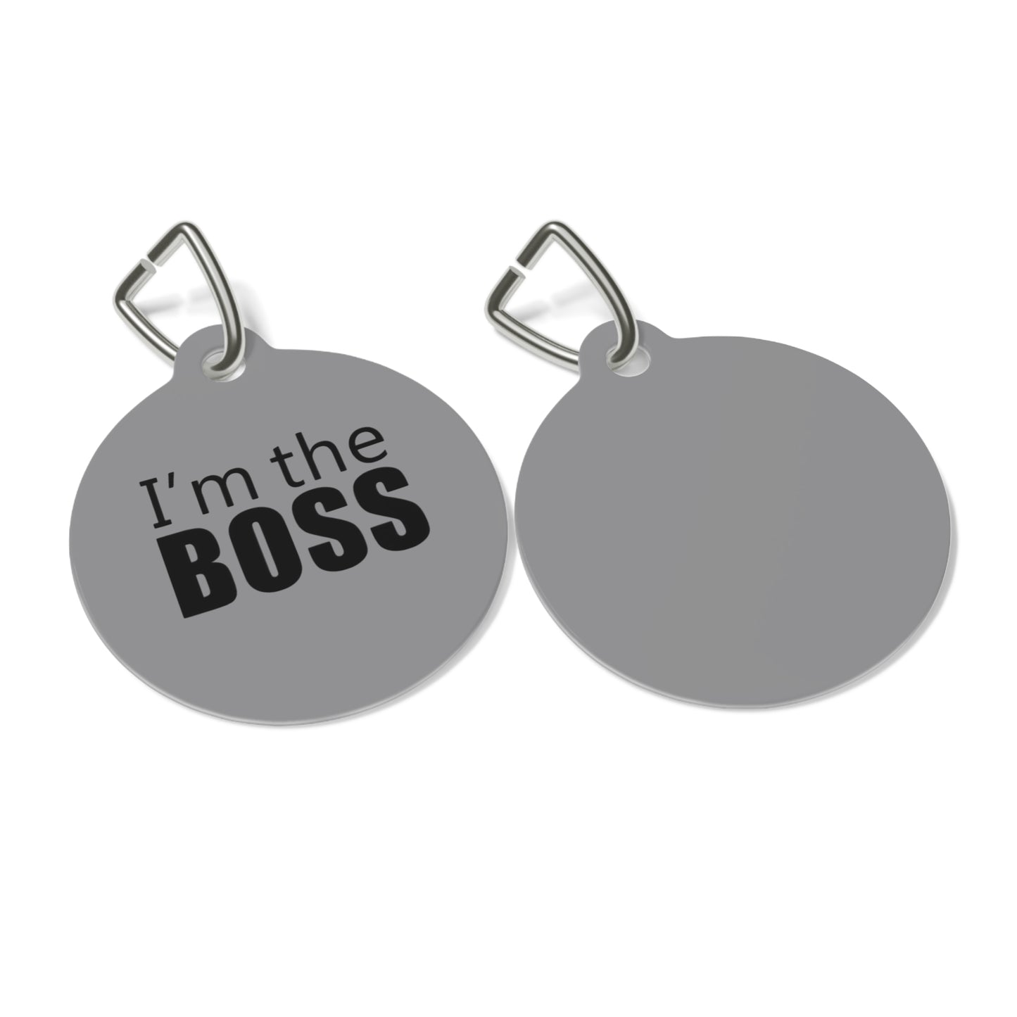 dog tag im the boss