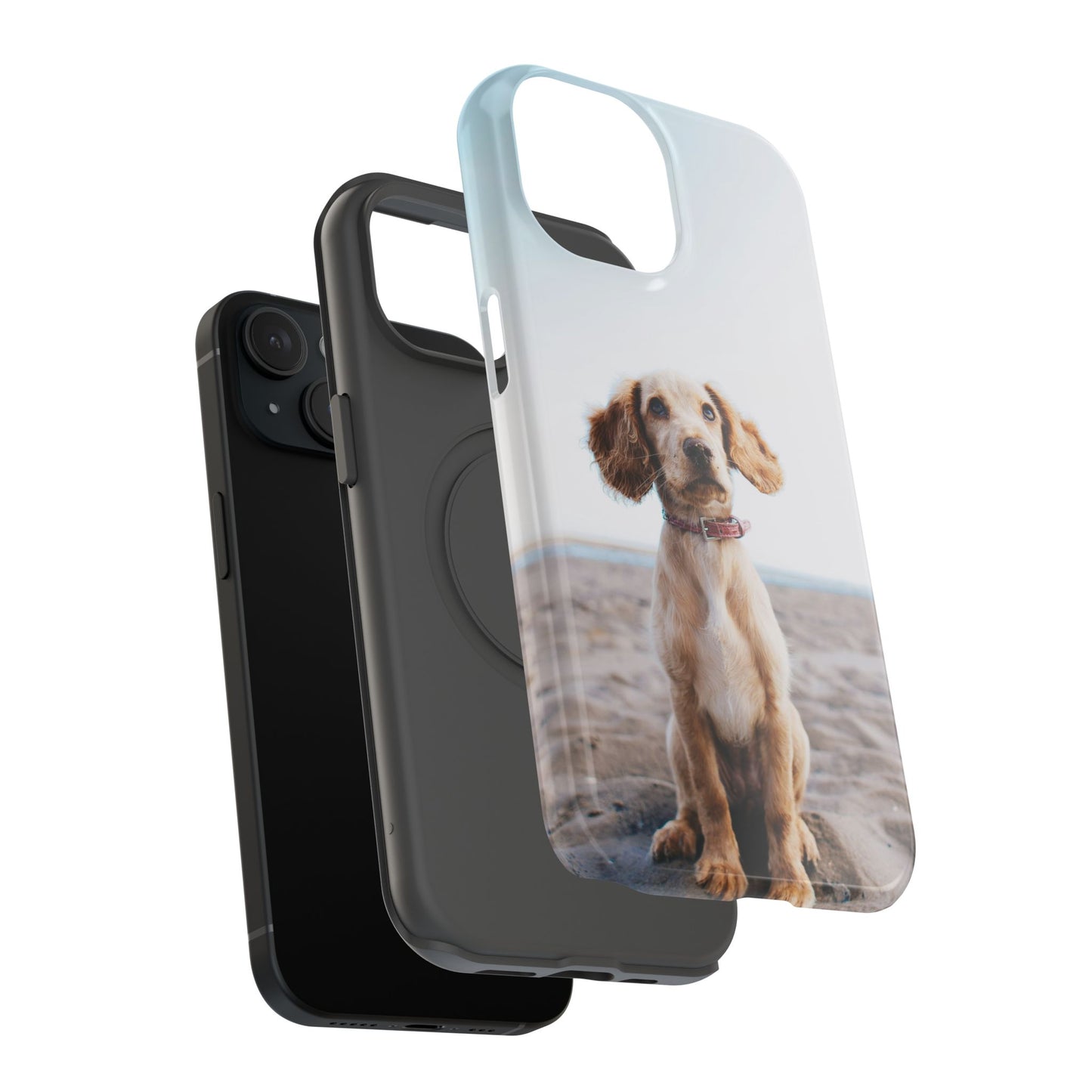 Impact-Resistant cute dog case